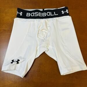 UA Under Armour Boys Baseball Utility Sliding Shorts Youth Small